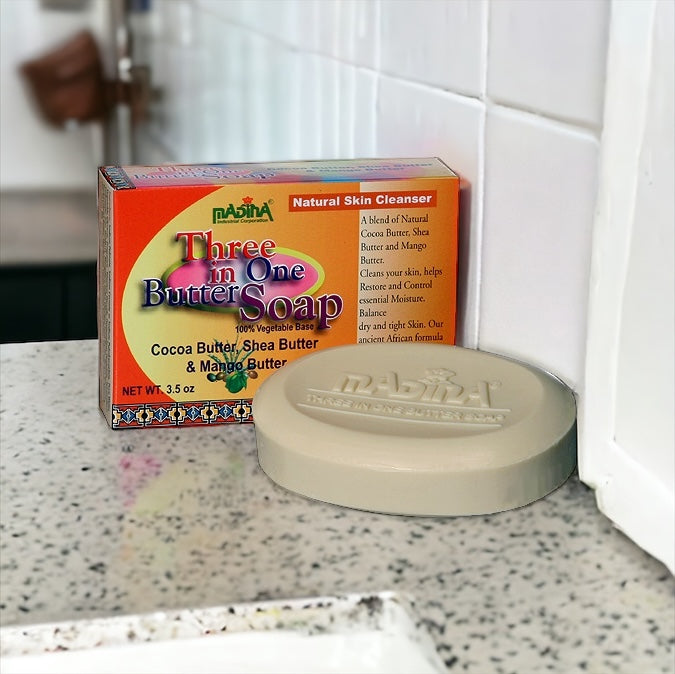 THREE IN ONE BUTTER SOAP