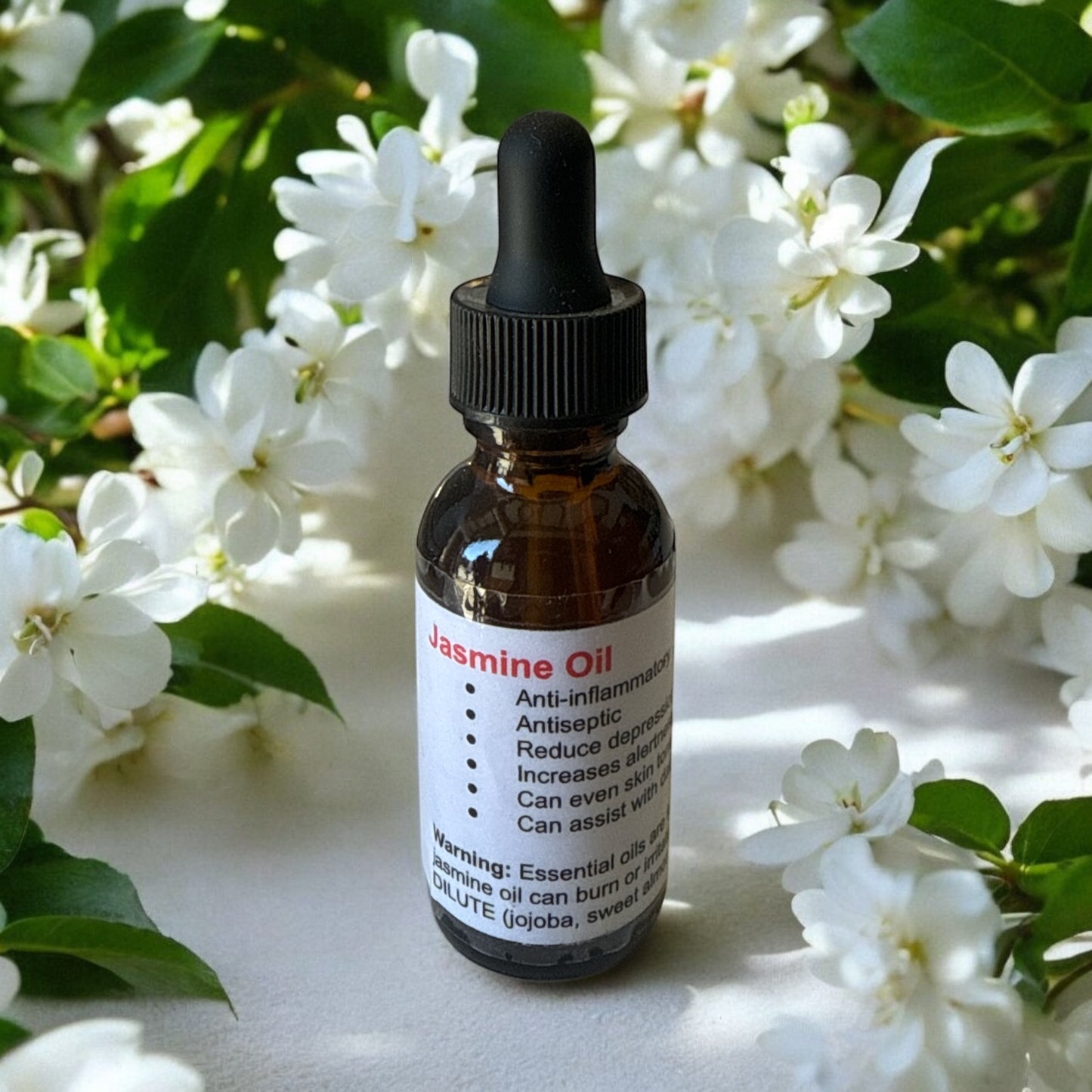 Jasmine Oil 1 Fl Oz, Pure Jasmine Essential Oil for Diffuser, Skin, or Hair