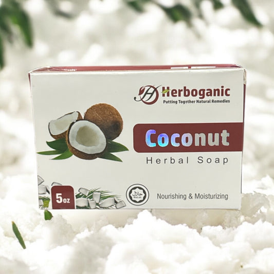 Herboganic Coconut Herbal Soap - 5oz