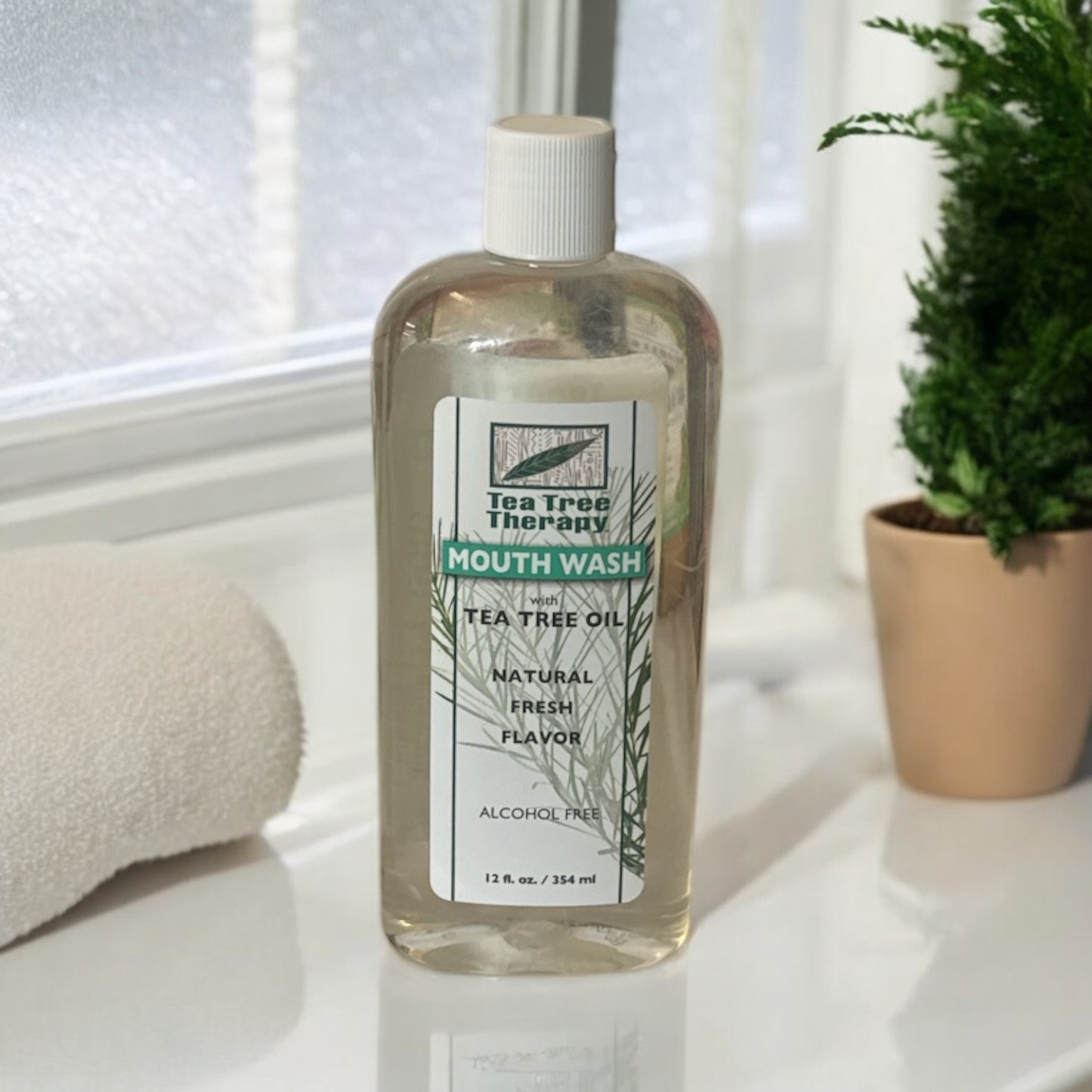 Natural Tea Tree Mouthwash - 12 oz.