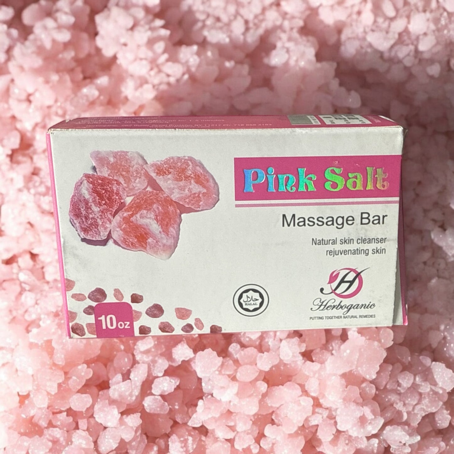 Pink Salt Massage Bar - 10 oz