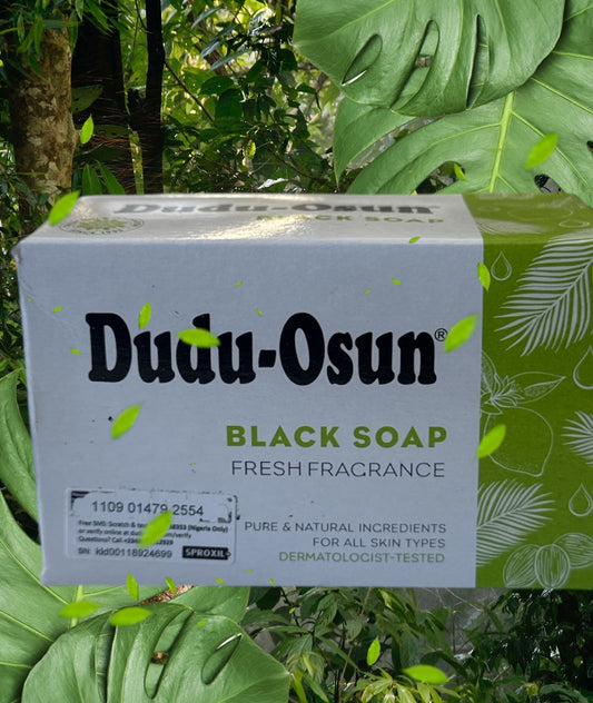 Dudu-Osun Black Soap 6.4oz (Fresh Fragrance)