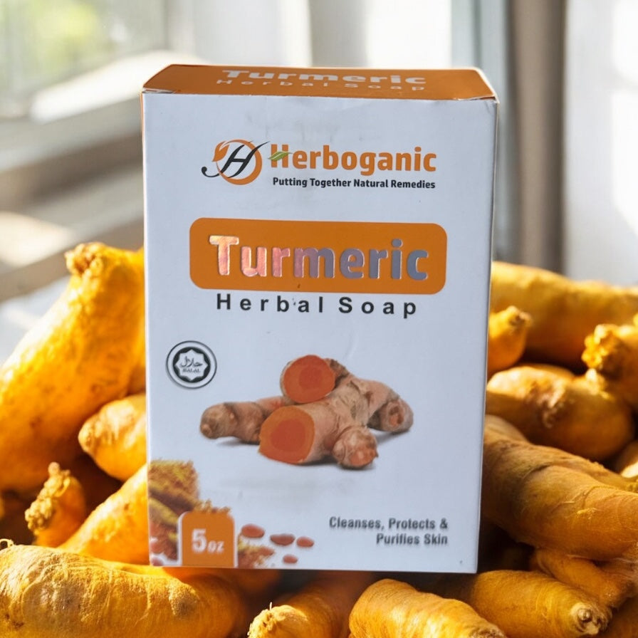 Herboganic Turmeric Herbal Soap - 5oz