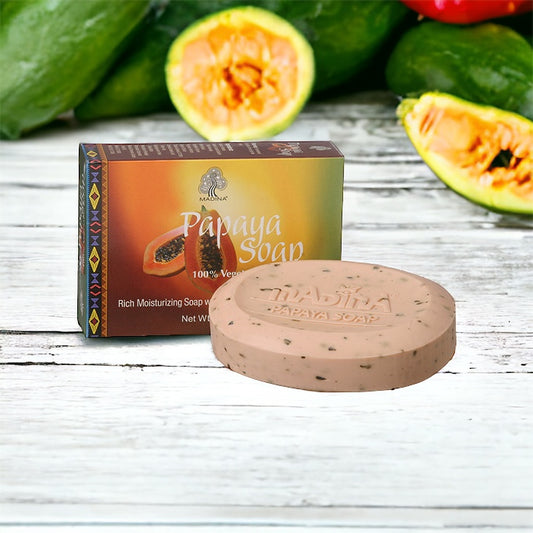 PAPAYA SOAP WITH GREEN TEA