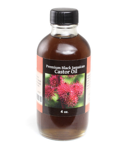 Organic Premium Blend Black Jamaican Castor Oil - 4 oz.