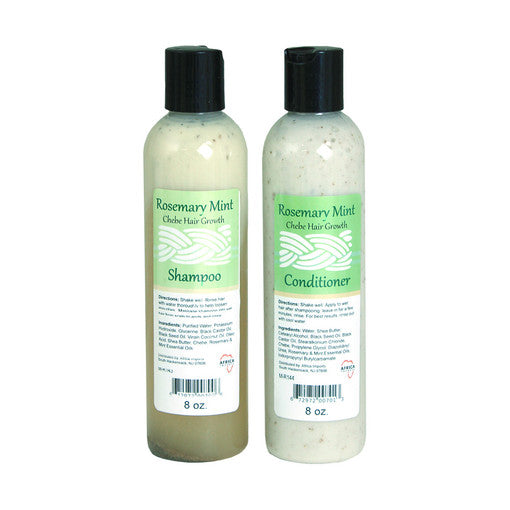 Rosemary Mint Chebe Hair Growth Shampoo & Conditioner Set